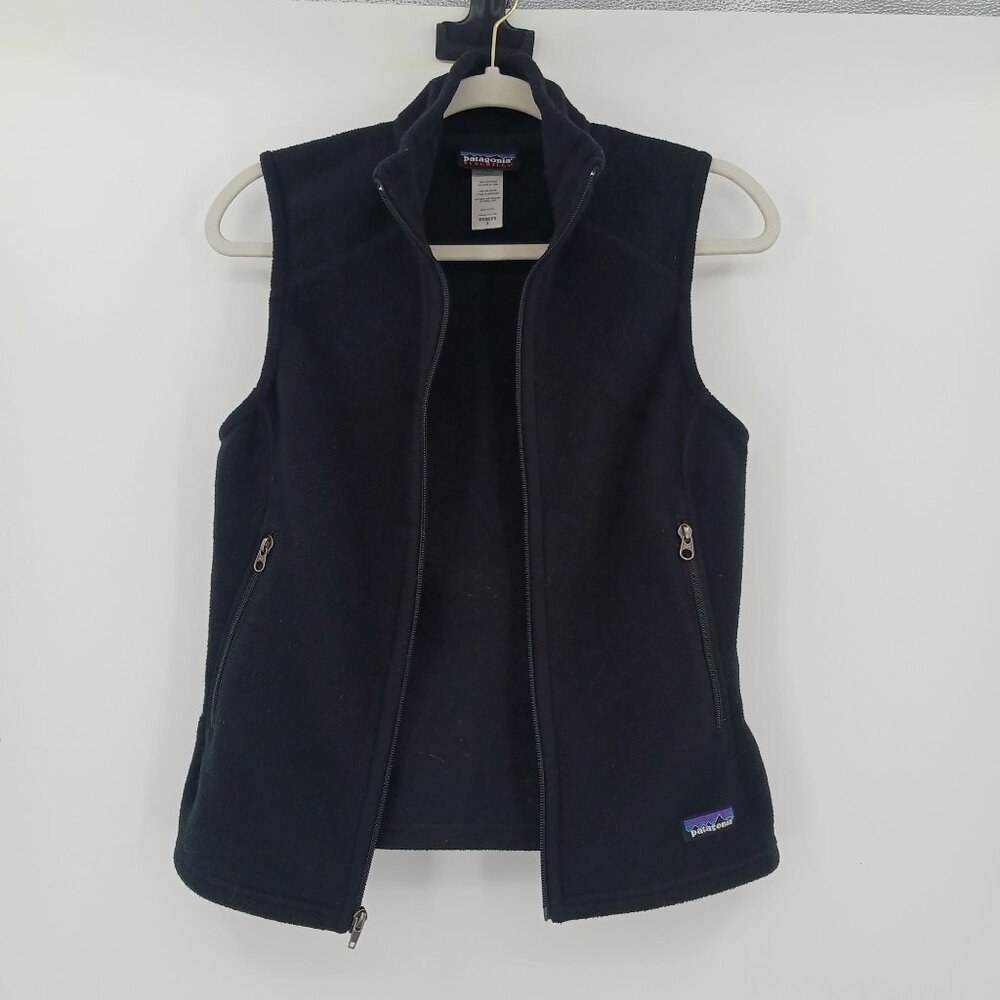 Patagonia Synchilla Black Fleece Vest Small - Picture 4 of 9